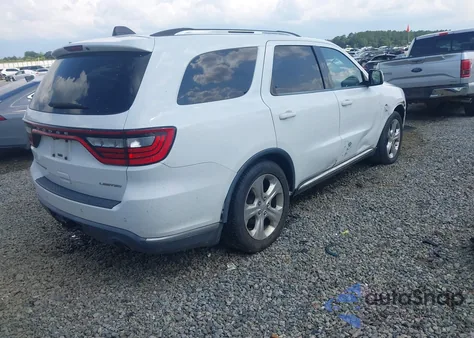 2014 Dodge Durango Limited z USA, uszkodzony, nr VIN 1C4RDHDG2EC374455